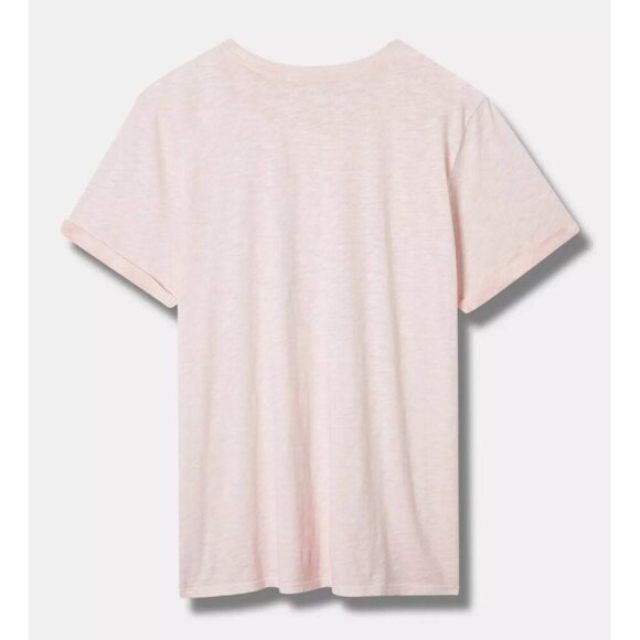 TORRID 3 Plus Size Oh Honey Relaxed Fit Heritage Slub Crew Neck Roll Sleeve Tee - Picture 4 of 16